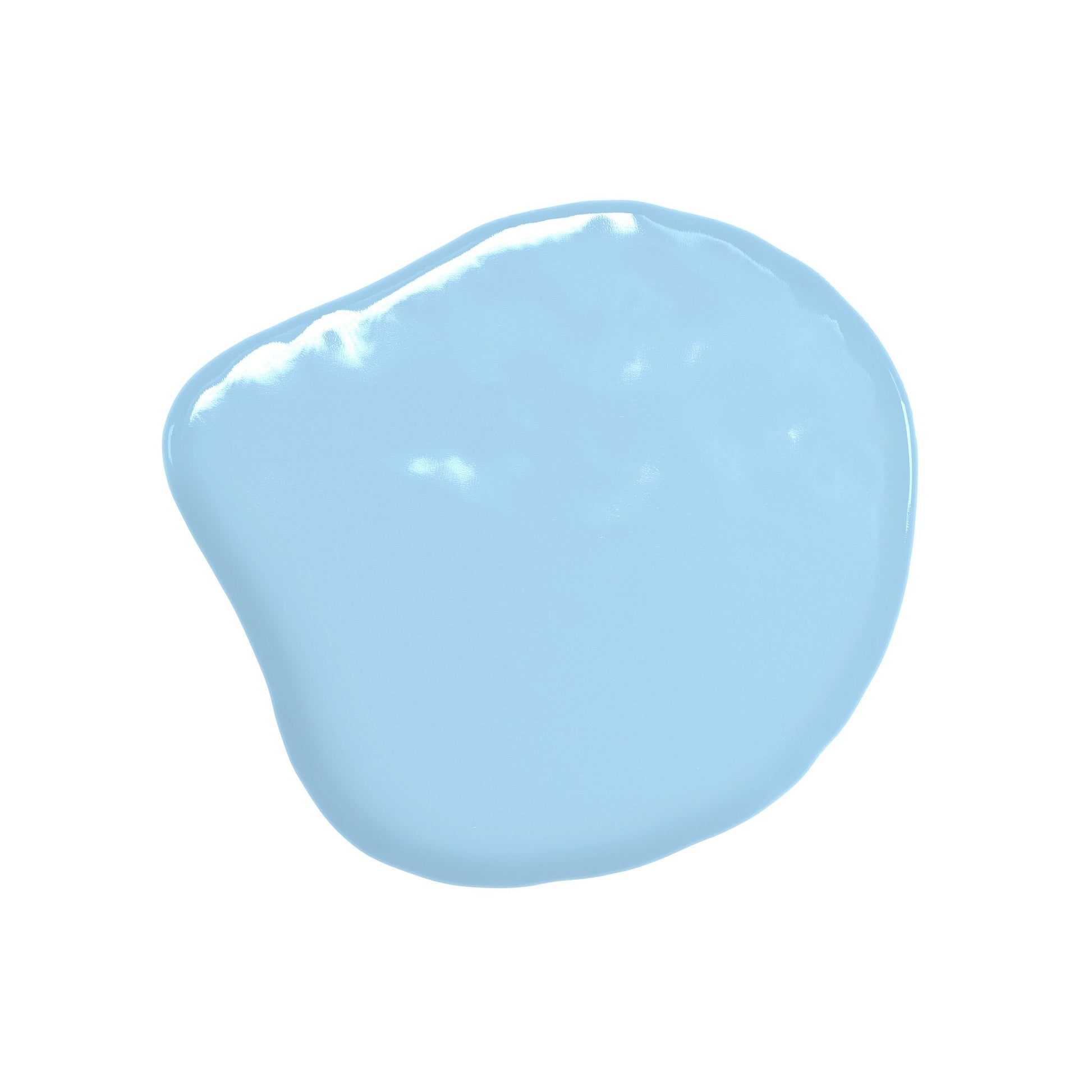 Colour Mill Baby Blue oil based food coloring swatch showing the true color