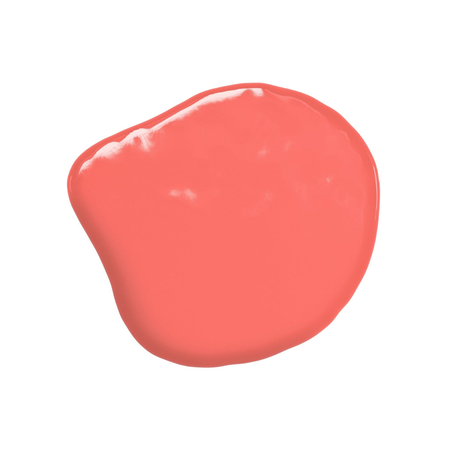 Colour Mill Coral oil based food coloring swatch showing the true color