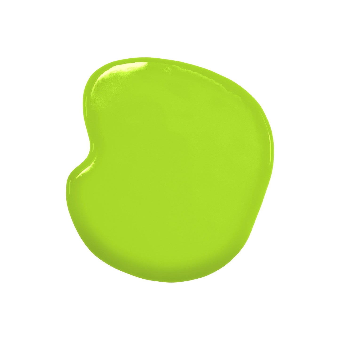 Colour Mill Lime oil based food coloring swatch showing the true color