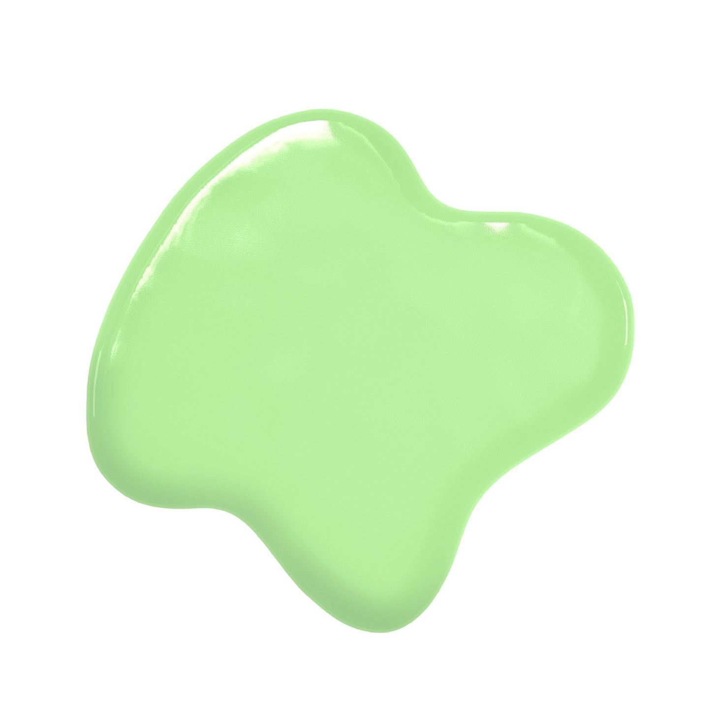 Colour Mill Mint oil based food coloring swatch showing the true color