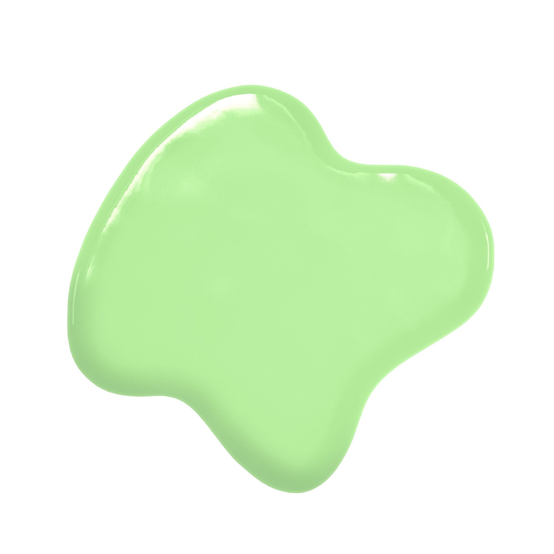 Colour Mill Mint oil based food coloring swatch showing the true color