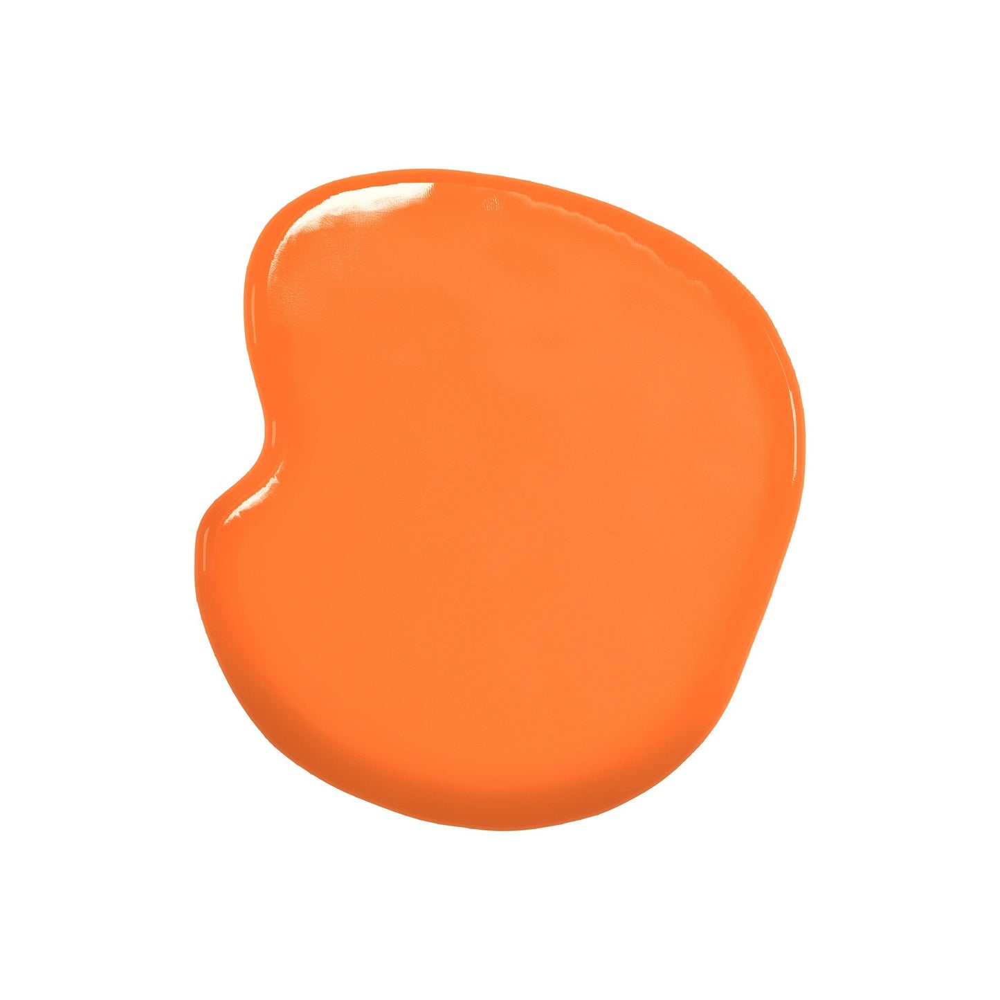 Colour Mill Orange oil based food coloring swatch showing the true color