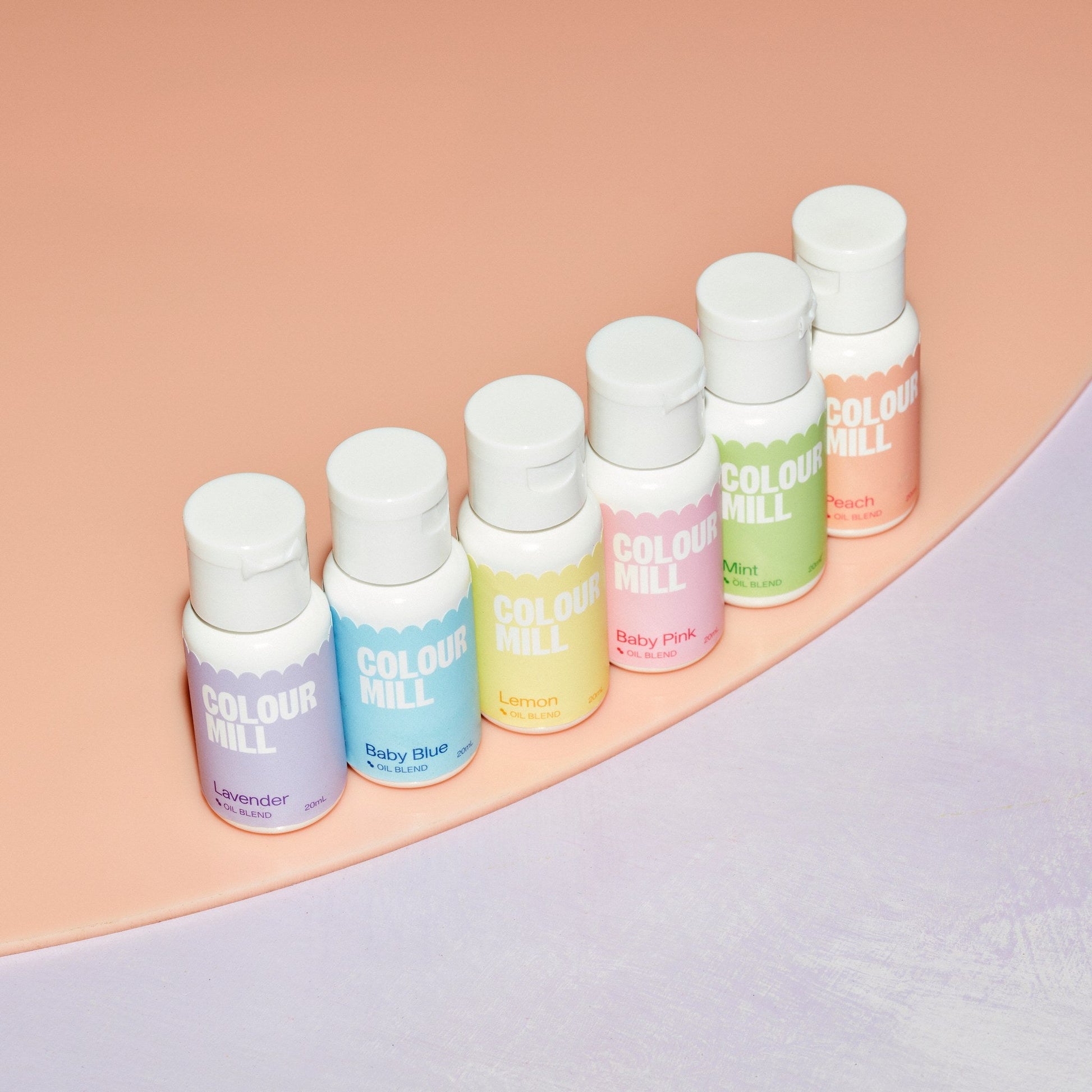 Bakes decorated using colors from the Colour Mill Pastel Pack