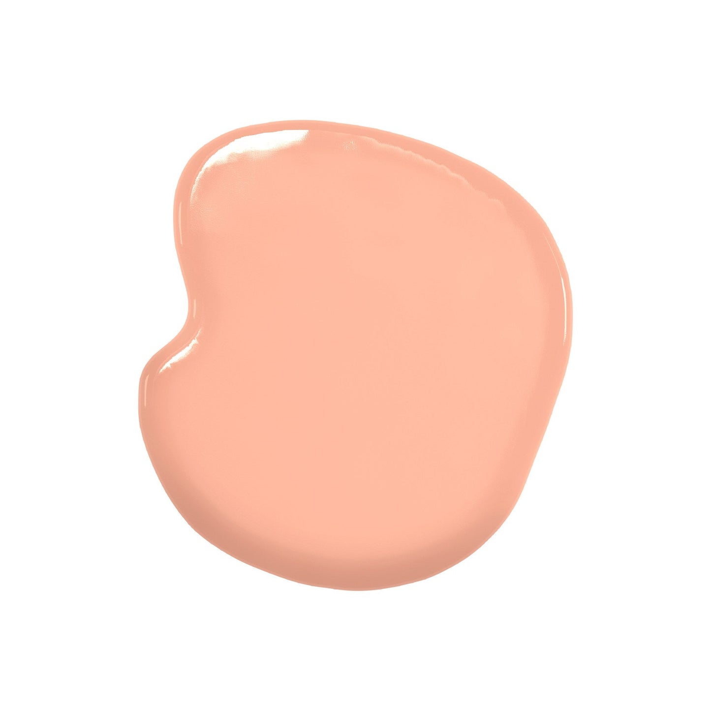 Colour Mill Peach oil based food coloring swatch showing the true color