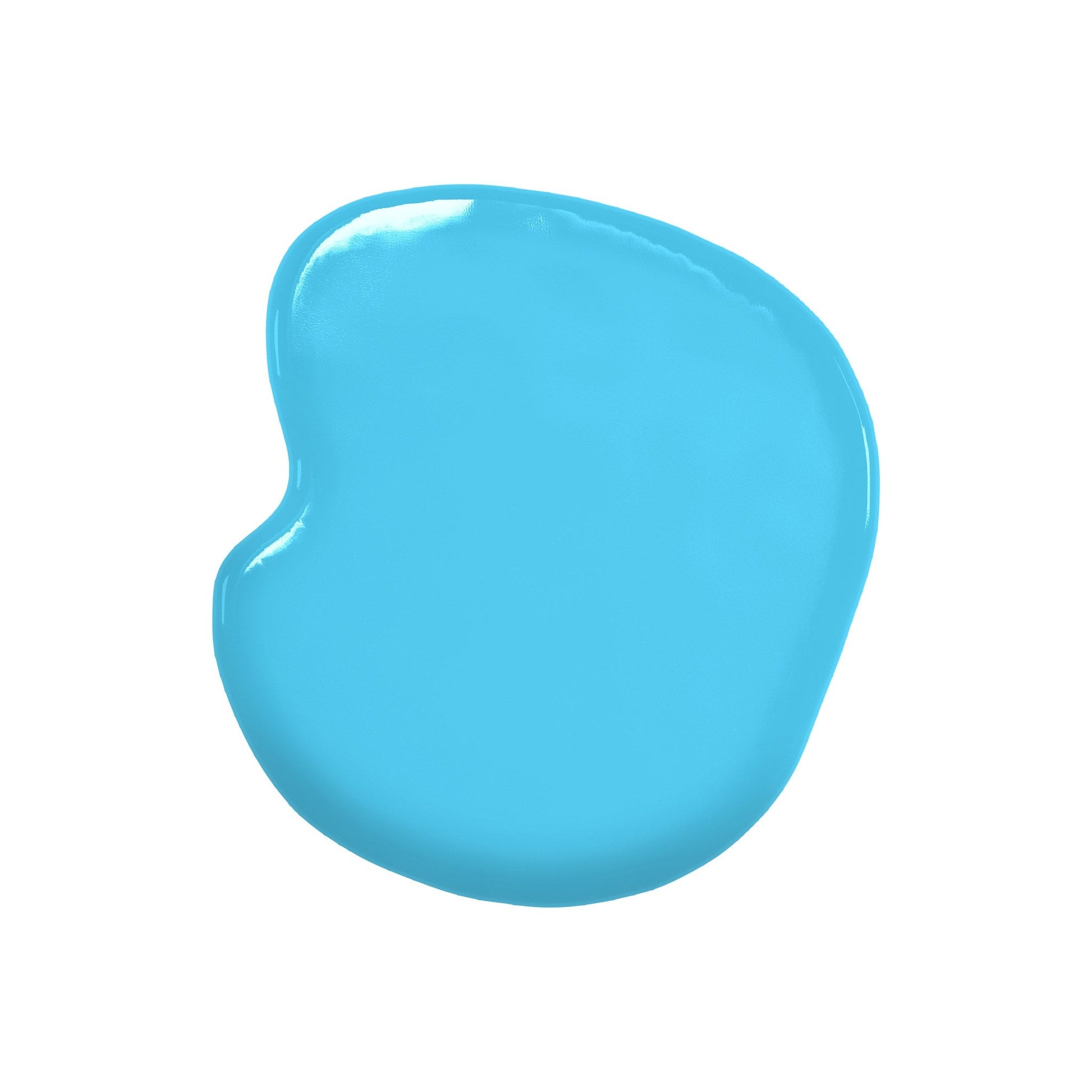 Colour Mill Sky Blue oil based food coloring swatch showing the true color