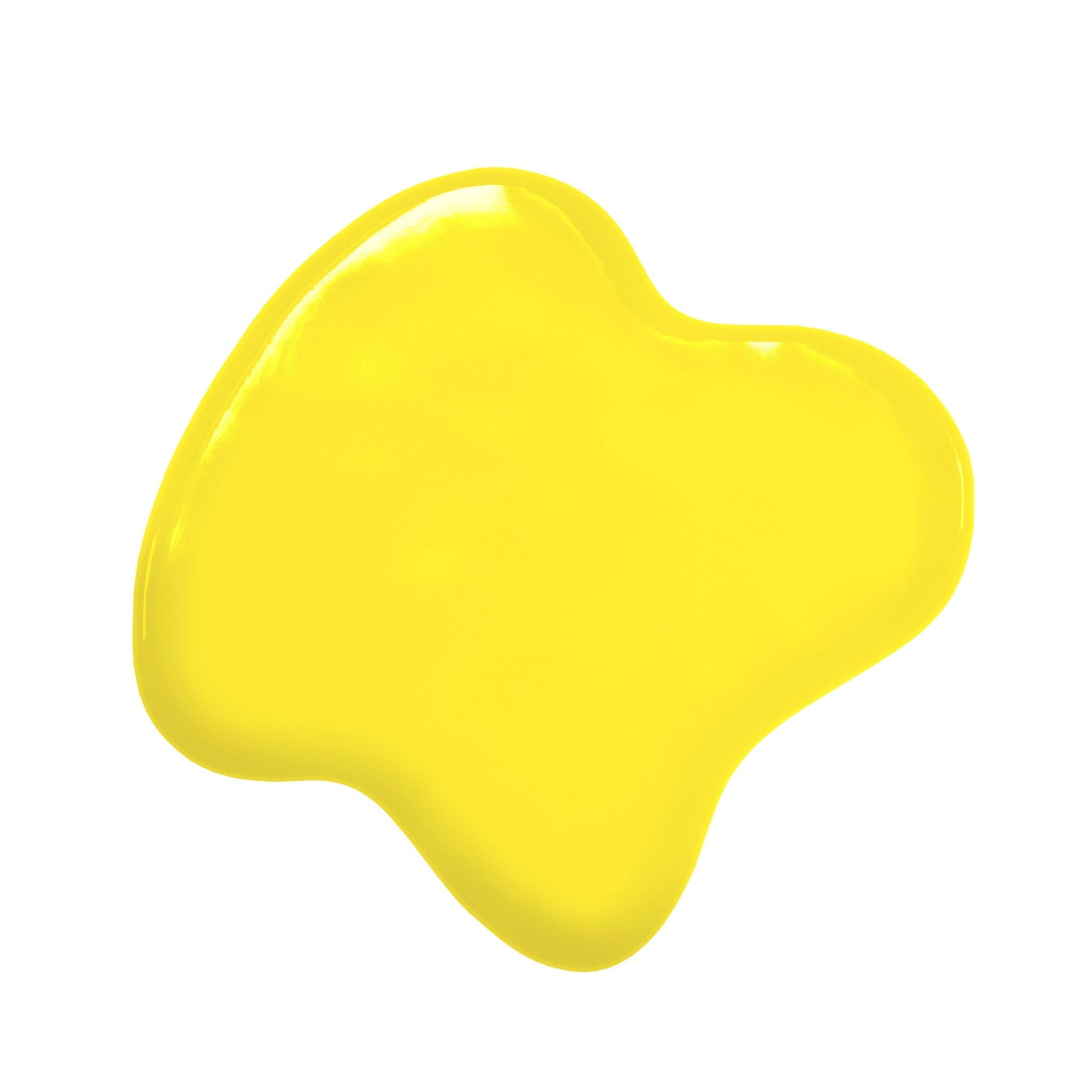 Colour Mill Yellow oil based food coloring swatch showing the true color